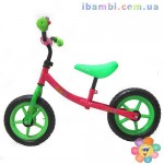 Беговел KIDS 12 д. M 3128-4 розово-зеленый